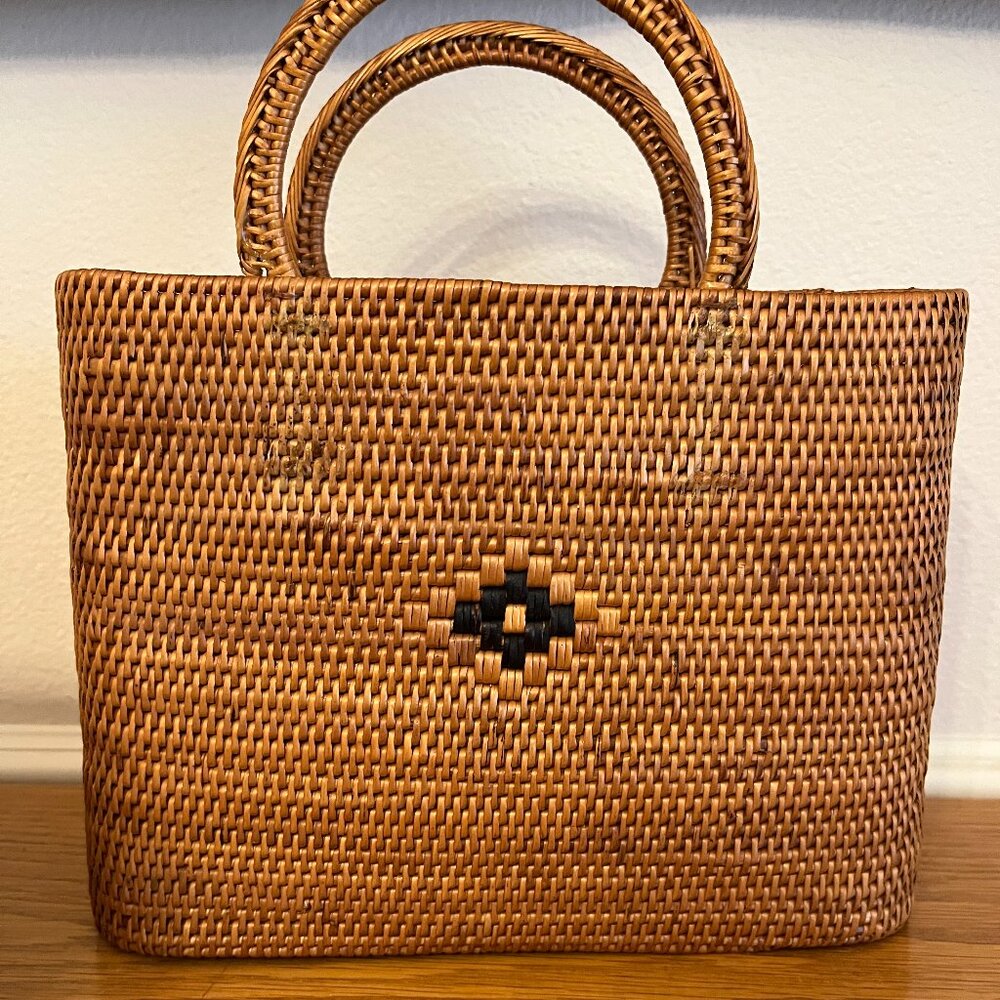 HANDWOVEN ATA Grass Bag VINTAGE